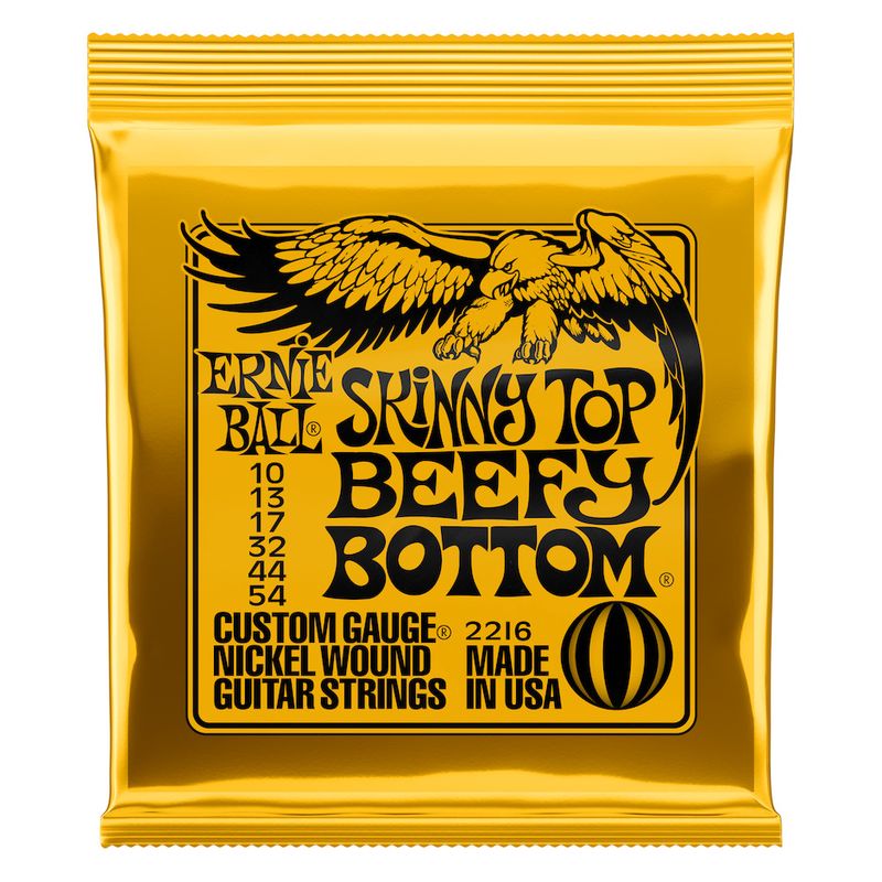 Ernie Ball EB-2216 Slinky Nickelwound, Skinny Top Beefy Bottom 10-54