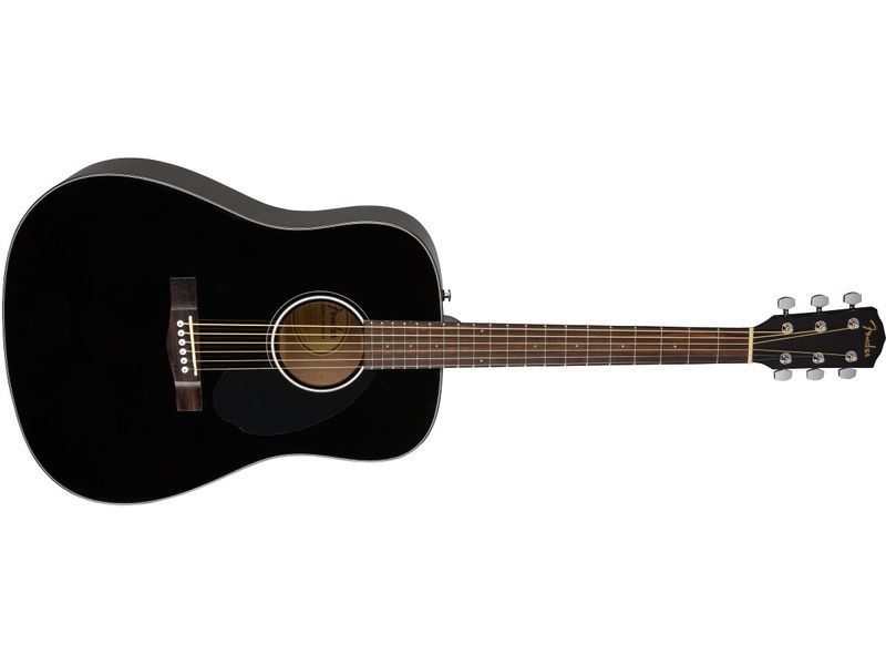 Fender CD-60S Dreadnought, Walnut Fingerboard, Black
