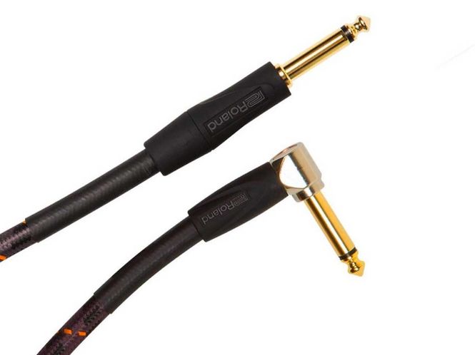 Hovedbilde Roland Gold Instrumentkabel RIC-G5A Angled/Straight 1.5 meter