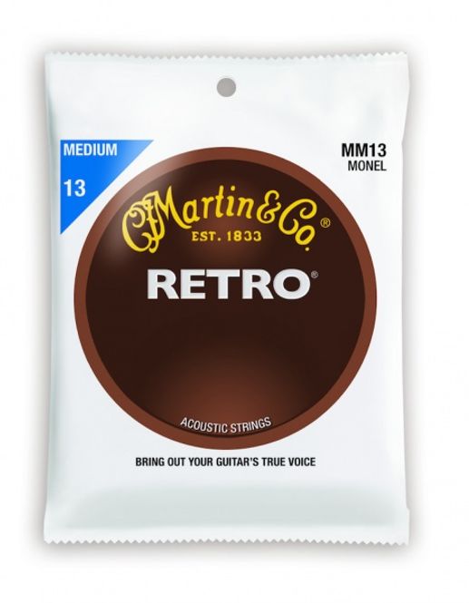 Hovedbilde Martin MM13 Retro Akustiske Strenger, Medium 13-56