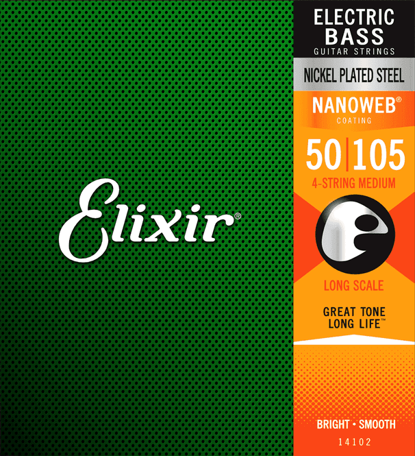 Hovedbilde Elixir 14102 Electric Bass Nickel Plated Steel NANOWEB 050-105