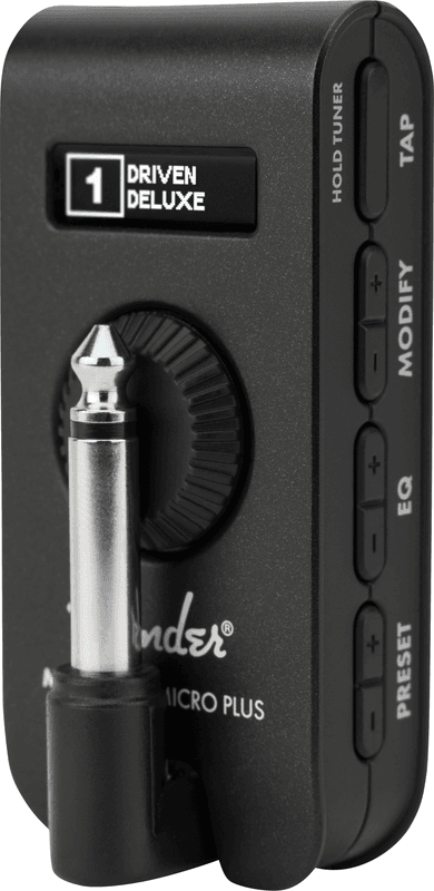 Fender Mustang Micro Plus hodetelefonforsterker med gitareffekter