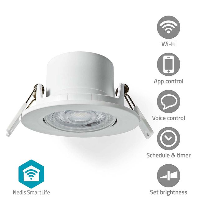 Hovedbilde SmartLife Wi-Fi LED-downlight / spot,  Varm til avkjølt hvitt, 2700 - 6500K