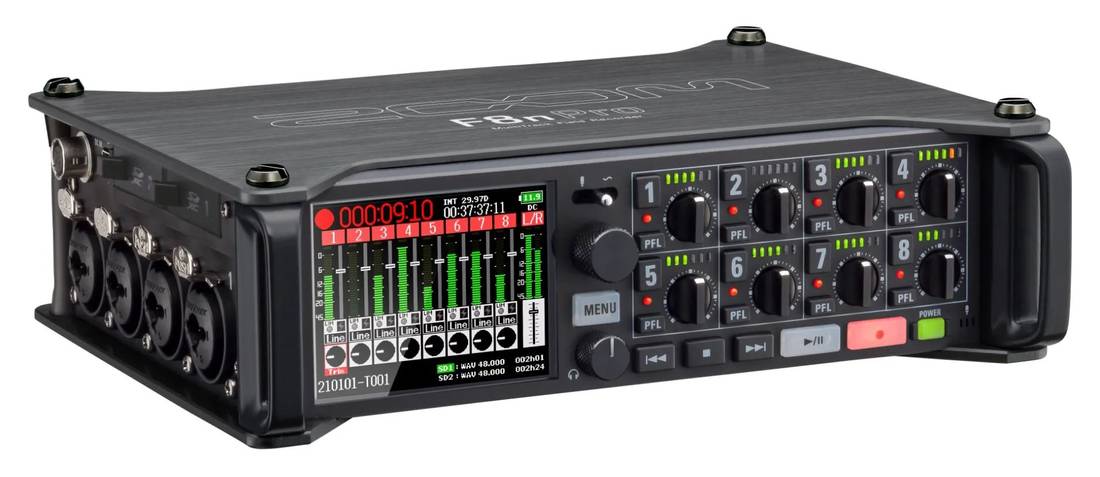 Zoom F8n PRO MultiTrack Field Recorder
