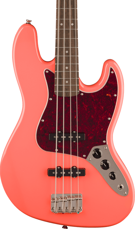 Squier Classic Vibe 60s Jazz Bass, Tahitian Coral