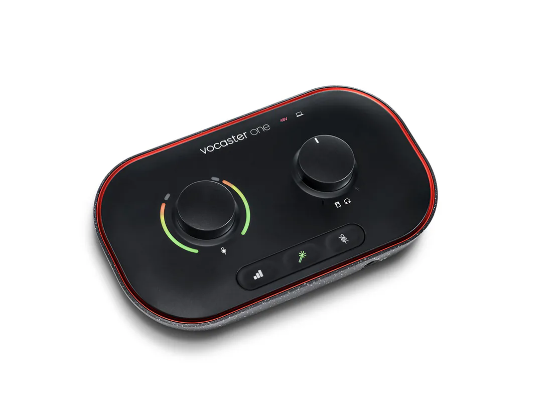 Focusrite Vocaster One, USB lydkort for podcast, 1 x mik input