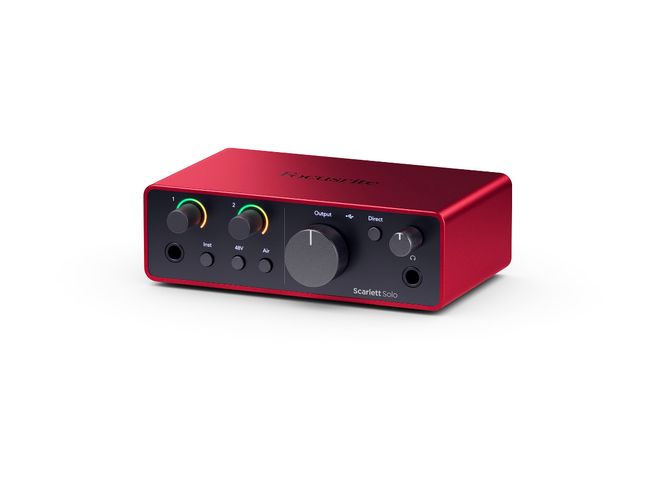 Hovedbilde Focusrite Scarlett Solo Gen. 4, 2 inn/2 ut USB Lydkort
