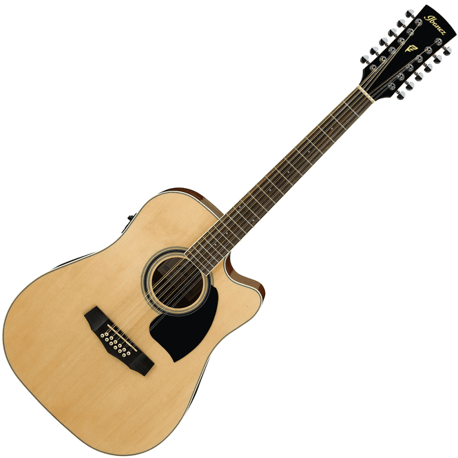 Hovedbilde Ibanez PF1512ECE-NT Dreadnought cutaway Natural High Gloss 12 strenger m/mik