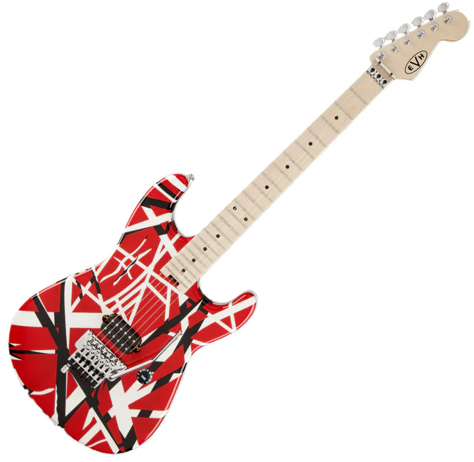 Hovedbilde EVH Striped Series Red with Black Stripes - BRUKT