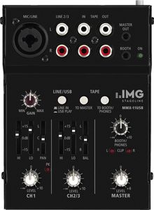Hovedbilde IMG Stageline MMX-11USB, 2ch minimikser m/USB