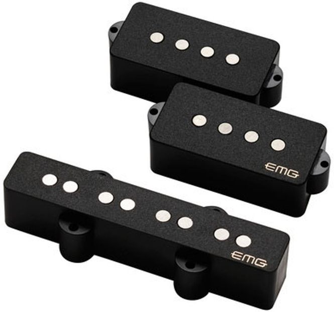 Hovedbilde EMG GZR-PJHZ-BK Geezer Butler pickup set, passiv PJHZ Black