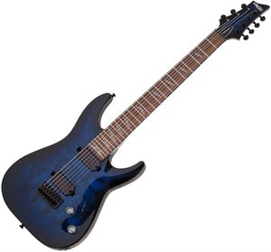 Hovedbilde Schecter Omen Elite-7 STBB, See-Thru Blue Burst