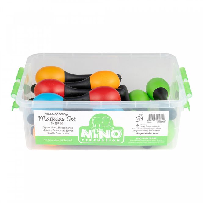 Hovedbilde Nino Percussion NINOSET56 Egg Maracas Shaker set small 16 stk.