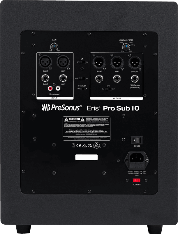 Presonus Eris PRO SUB 10, Aktiv Sub, 170W, 10