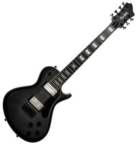 Hovedbilde Hagstr&ouml;m Krona7, Elektrisk Gitar, 7 strenger, Burnt Charcoal