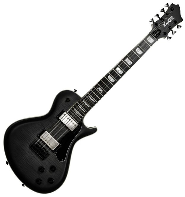 Hovedbilde Hagström Krona7, Elektrisk Gitar, 7 strenger, Burnt Charcoal
