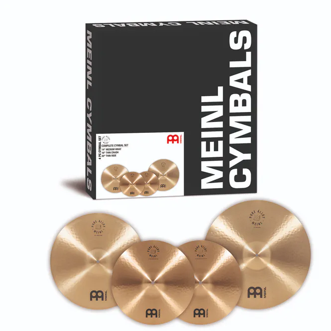 Hovedbilde Meinl PA-CS2 Pure Alloy Cymbal-set, Cymbalpakke, 14MH/16TC/20TR