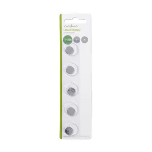 Hovedbilde Nedis Lithium batteri CR1220, 5 stk, lang levetid