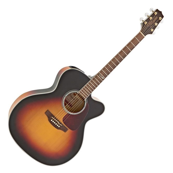 Hovedbilde Takamine GJ72CE-BSB Jumbo m/ TK-40D preamp. Brown Sunburst.