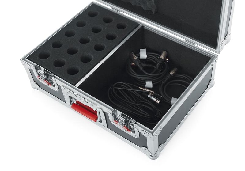 Gator G-TOUR M15 – Flightcase for 15 mikrofoner