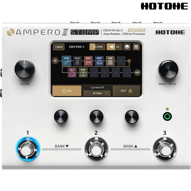 Hovedbilde HotOne Ampero II Stomp multieffektpedal
