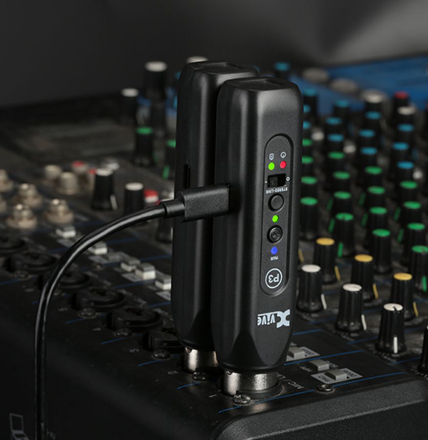 Xvive P3 Stereo Bluetooth-mottakersett for miksere og aktive PA-høyttalere