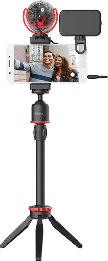 BOYA BY-VG330 Livestream Kit, mikrofon og stativ