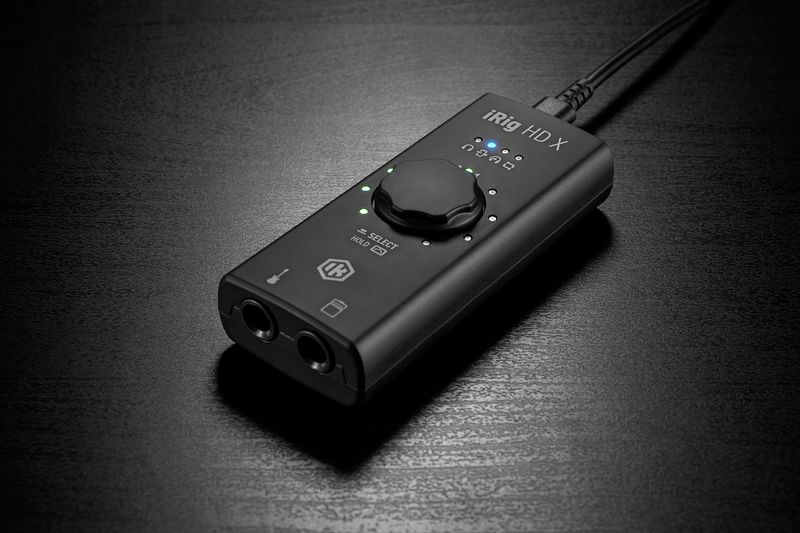 IK Multimedia iRig HD X, Kompakt, 24-bit/96 kHz Lydkort for gitar eller bass