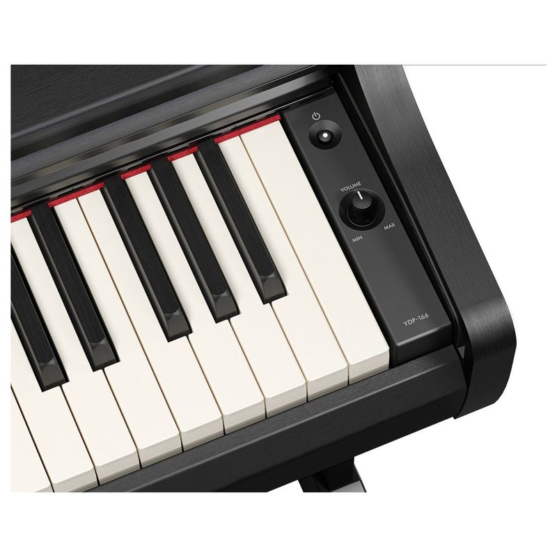 Yamaha YDP 166B digitalpiano, sort