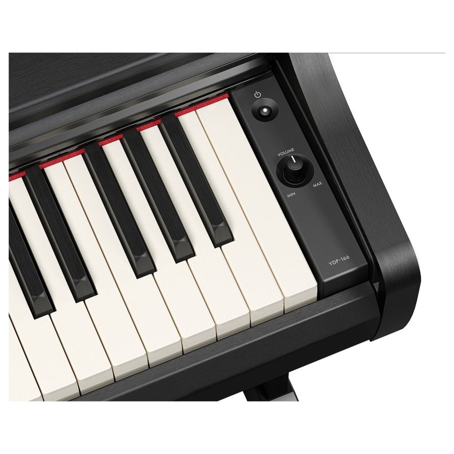Yamaha YDP 166B digitalpiano, sort