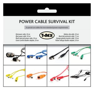 Hovedbilde T-Rex kabel survival kit, 8 spesialkabler for pedalbrett