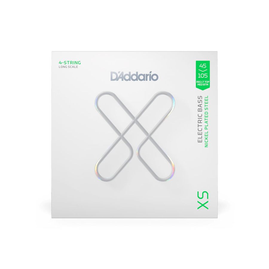 D'Addario XS el-bass, 4 str. 045-105 Light top/ med. bottom