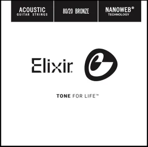 Hovedbilde ELIXIR 15130 Nanoweb Acoustic Bronze Single .030