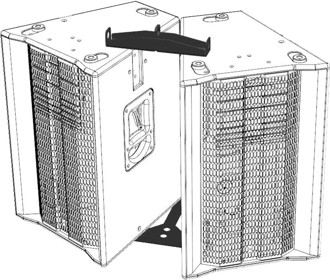 HK Audio PP CP, 2 multipurpose hanging kits for HK L5 LTS serien