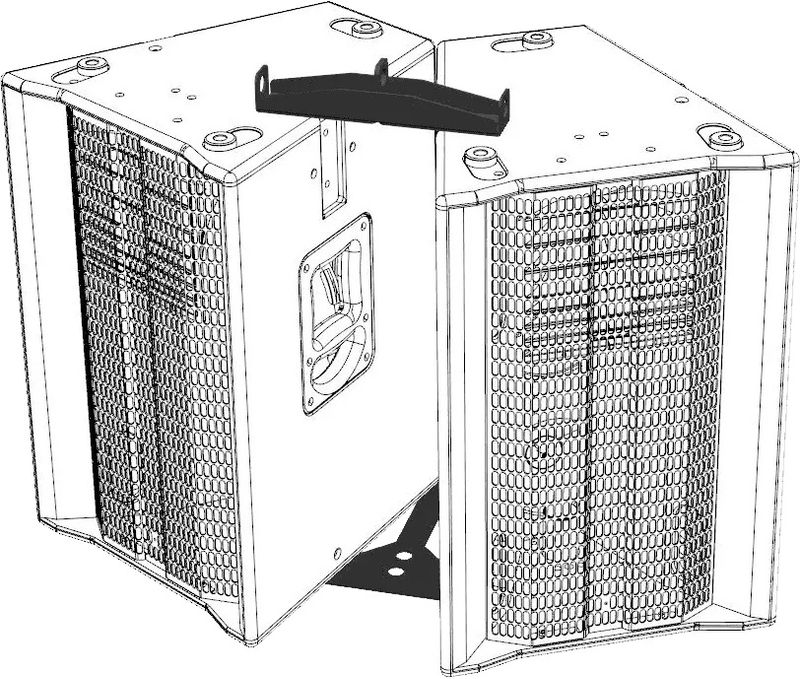 HK Audio PP CP, 2 multipurpose hanging kits for HK L5 LTS serien