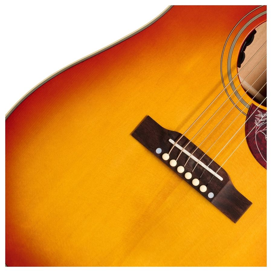 Epiphone Inspired by Gibson Hummingbird Standard EC m/ Premium gigbag, Cherry Sunburst