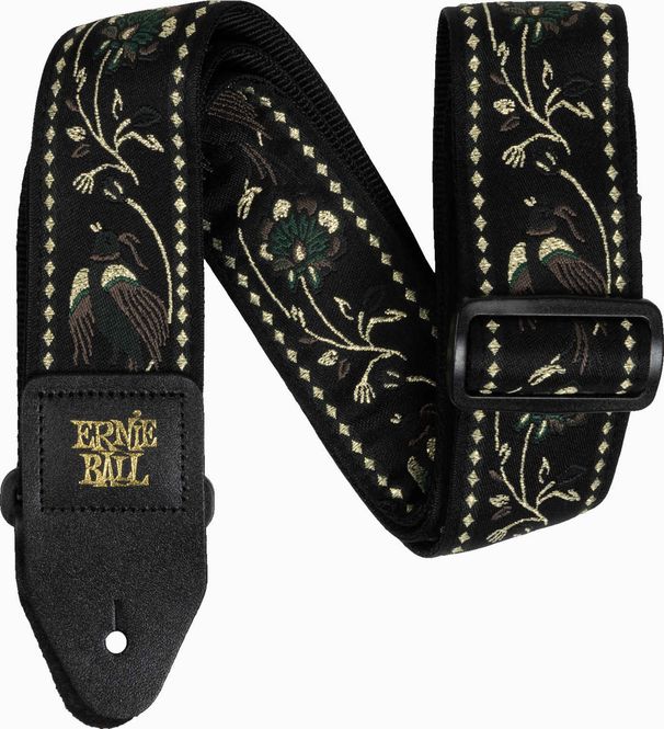 Hovedbilde Ernie Ball EB-5372 Black Pleasant Pheasant Strap