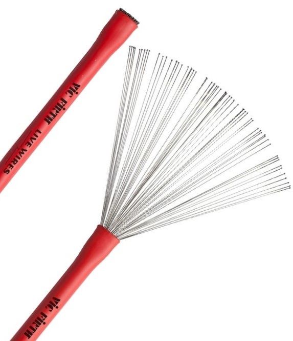 Hovedbilde Vic Firth LW Live Wire Visper med små runde 