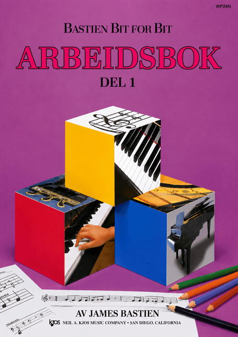 Hovedbilde Bastien Bit for bit Arbeidsbok del 1 - Bastien (norsk utgave)
