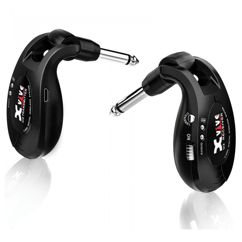 Xvive U2 trådløst gitarsystem. Oppladbart. 2,4GHz.