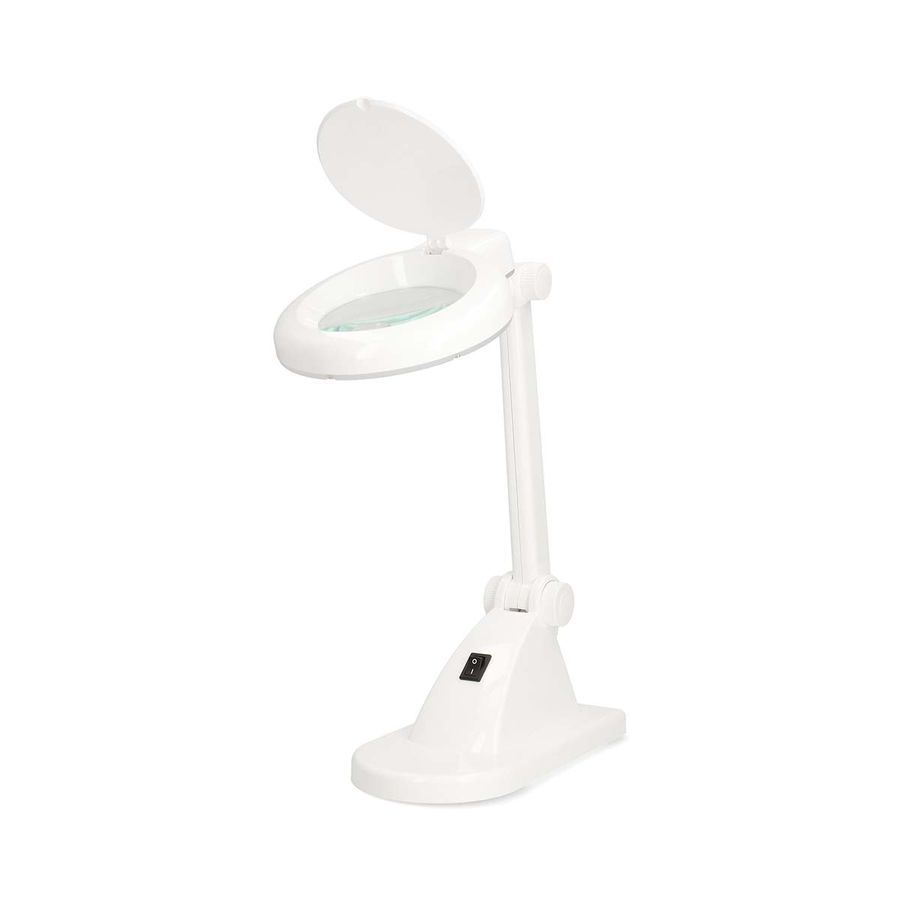 Nedis Forstørrelsesbordlampe - Linsestyrke: 3 + 12 Diopter, 400 lm, 6500K, 6W 