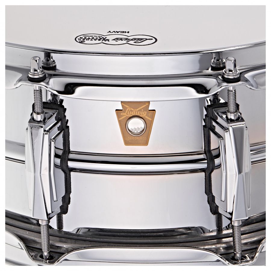 Ludwig LM400K Supraphonic Skarptromme, Chromed Aluminum, 14x5