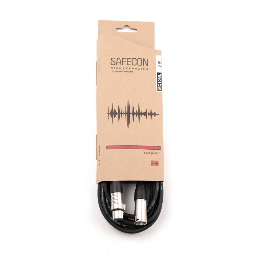Safecon MC10GD - 6m Mikrofonkabel XLR/XLR