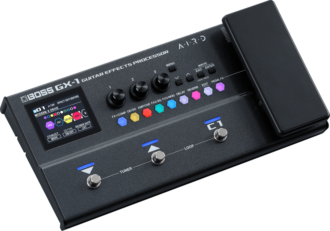 Boss GX-1 portabel gitarprosessor med førsteklasses BOSS-lyd