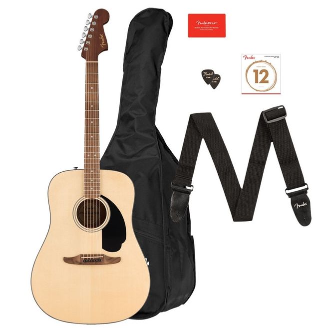 Hovedbilde Fender California Standard Redondo, Western gitarpakke, Natural