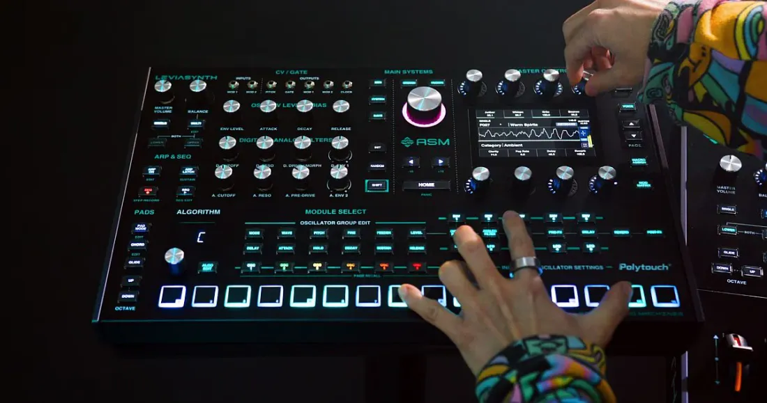 ASM Leviasynth Desktop Algorithmic hybrid synth