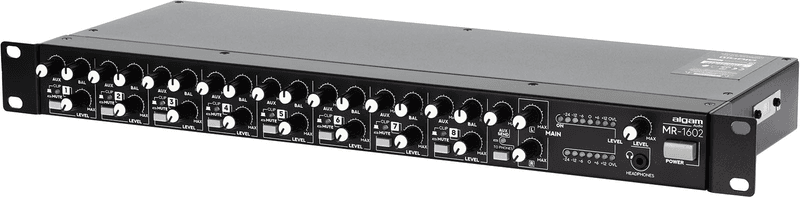 Algam MR-1602 – 8-kanals rackmontert stereomikser