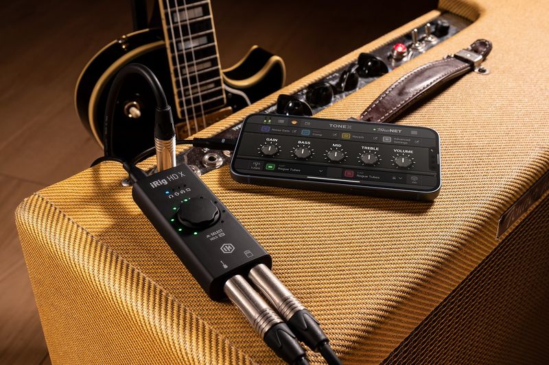 IK Multimedia iRig HD X, Kompakt, 24-bit/96 kHz Lydkort for gitar eller bass
