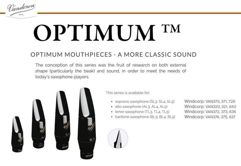 Vandoren Optimum TL3 munnstykke for tenorsax