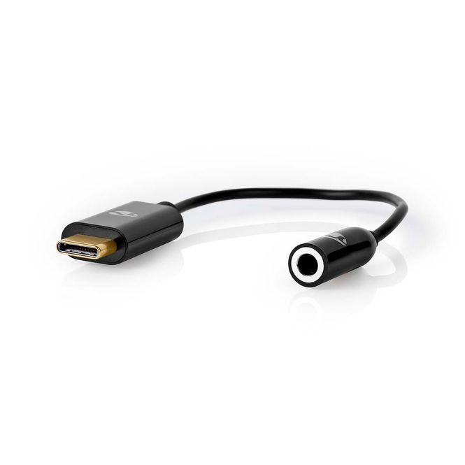 Hovedbilde Nedis USB-C Adapter - lytting av musikk på mobil, pad, PC/Mac